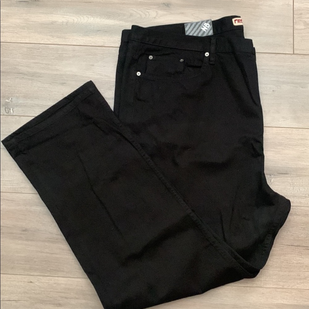 NeoBlue black slim denim jeans size 50 straight leg - Picture 10 of 11